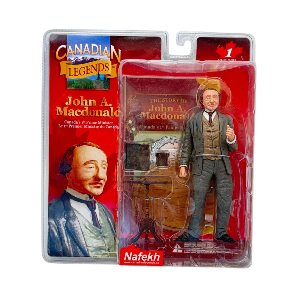 Canadian Legends John A. Macdonald Action Figure Historical New Vintage 2002